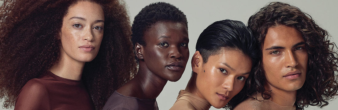 image of a group of models with different hair types