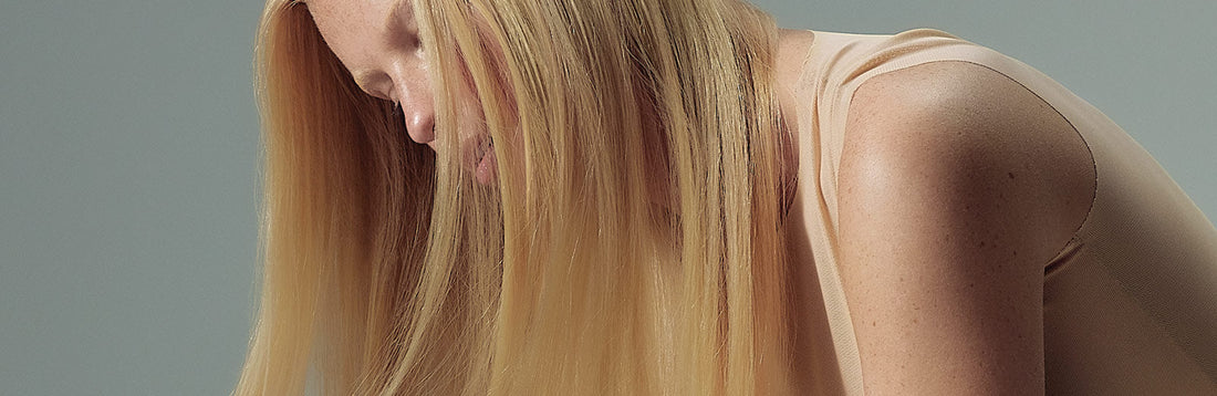 image of a woman with long, blonde hair