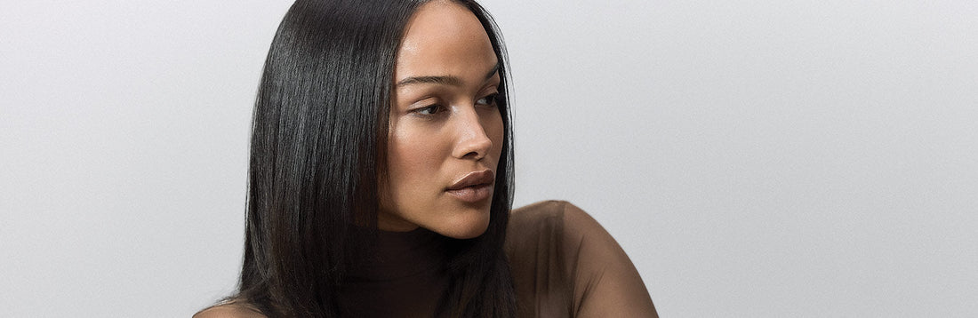 image of a woman with smooth, dark hair