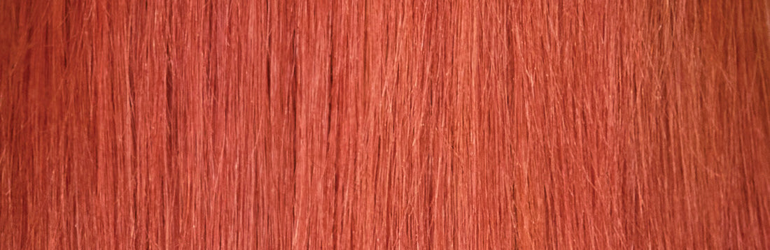 close up image of red hair