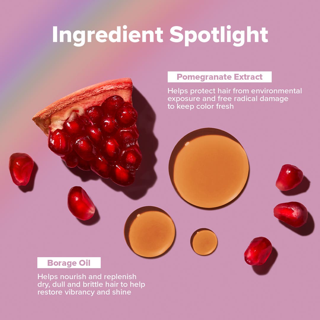 Clean Beauty Color Protect Collection ingredient spotlight infographic