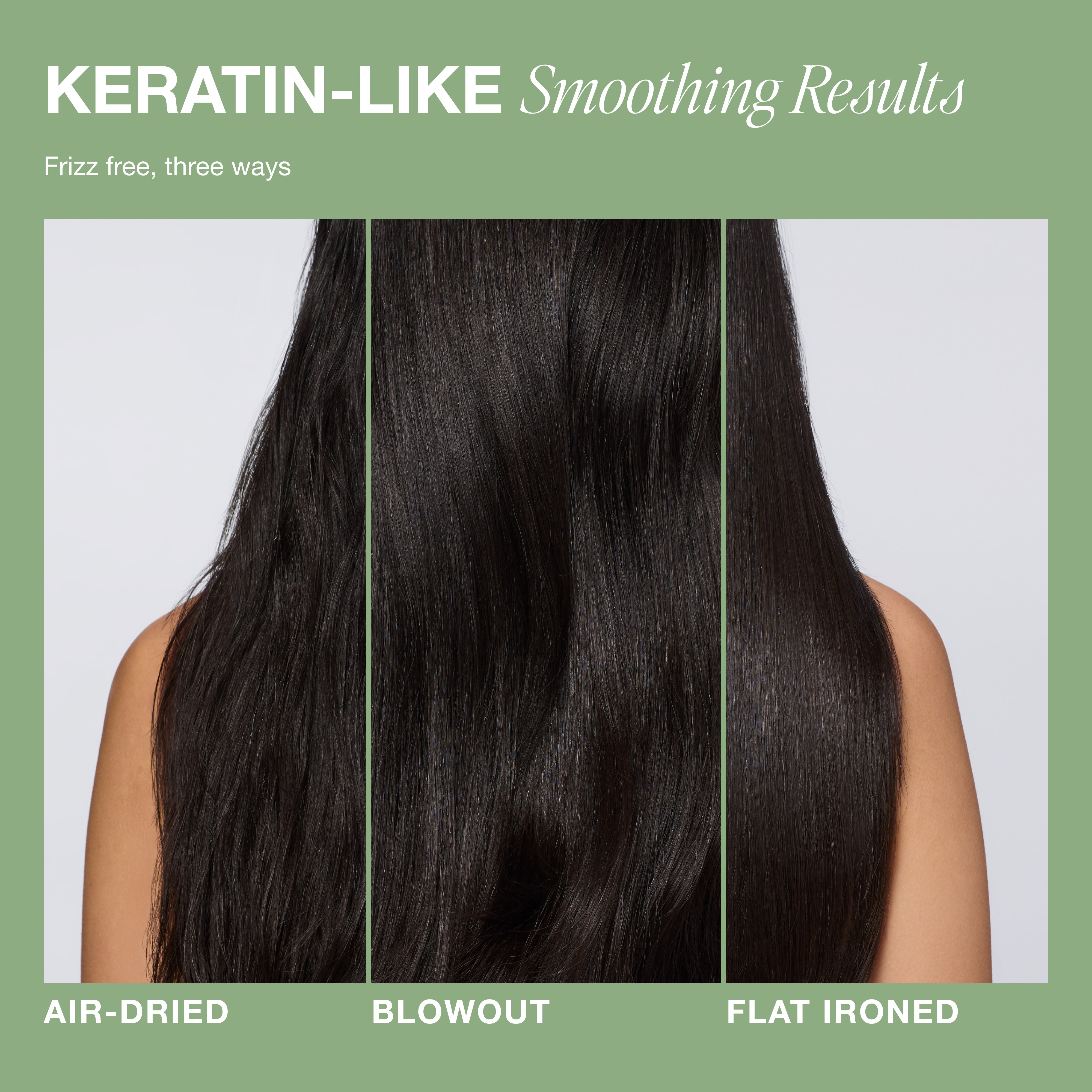 Paul Mitchell 3-Day No Frizz Spray can be used on damp hair before blow-drying, flat-ironed hair and air-dried hair.