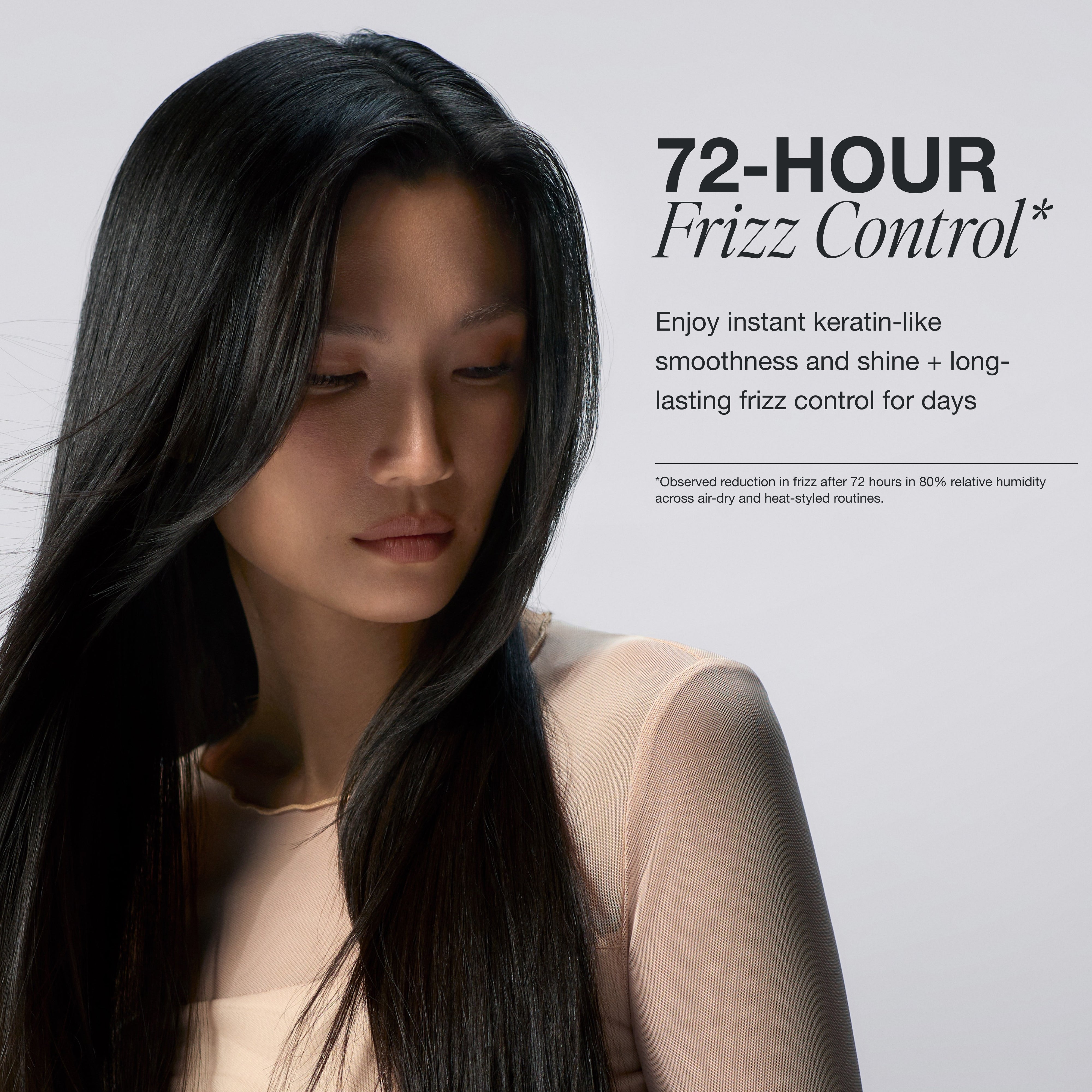 Paul Mitchell 3-Day No Frizz Spray provides 72-hour frizz control.
