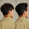 Before and after comparison on a plain background