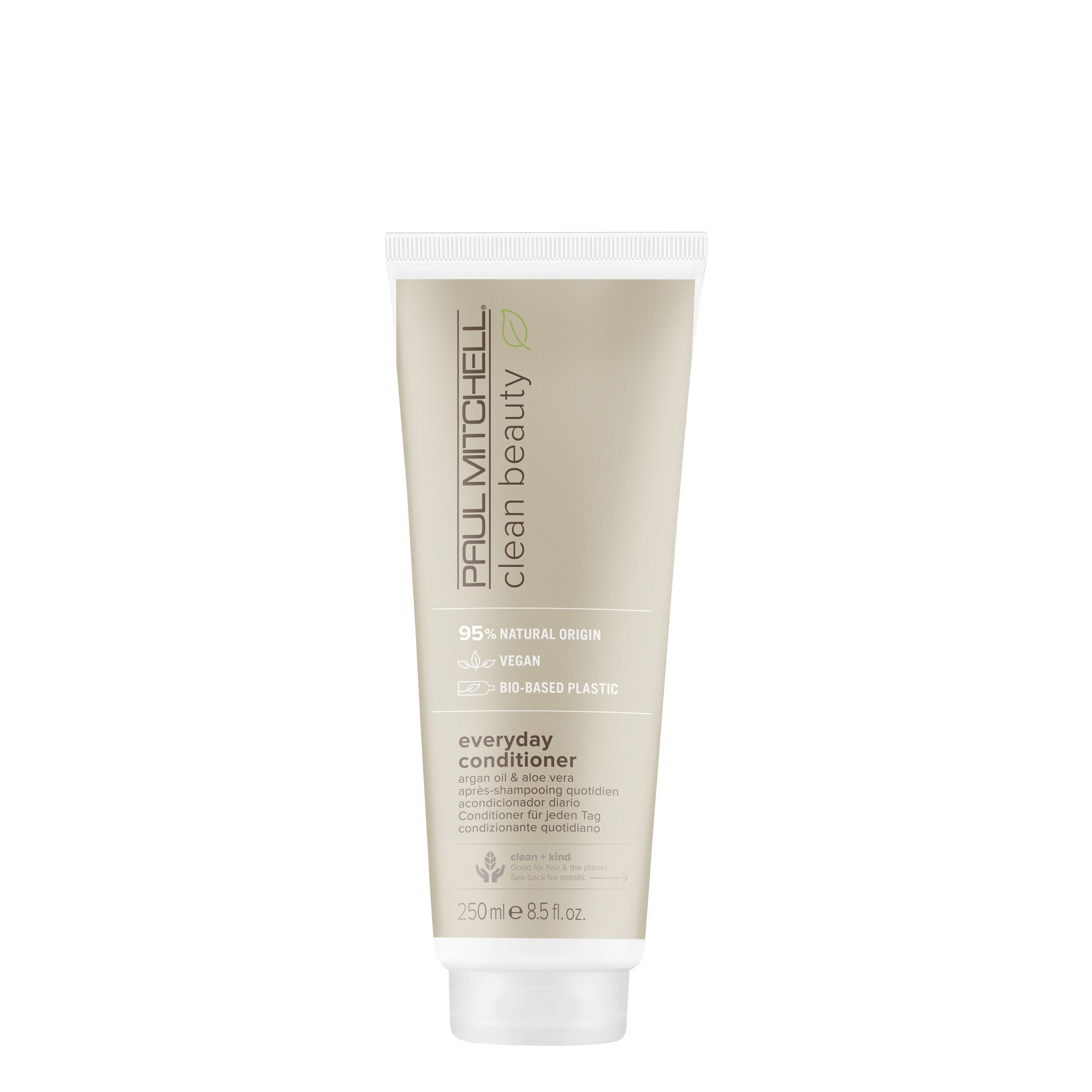 A tube of Paul Mitchell Clean Beauty Everyday Conditioner on a white background