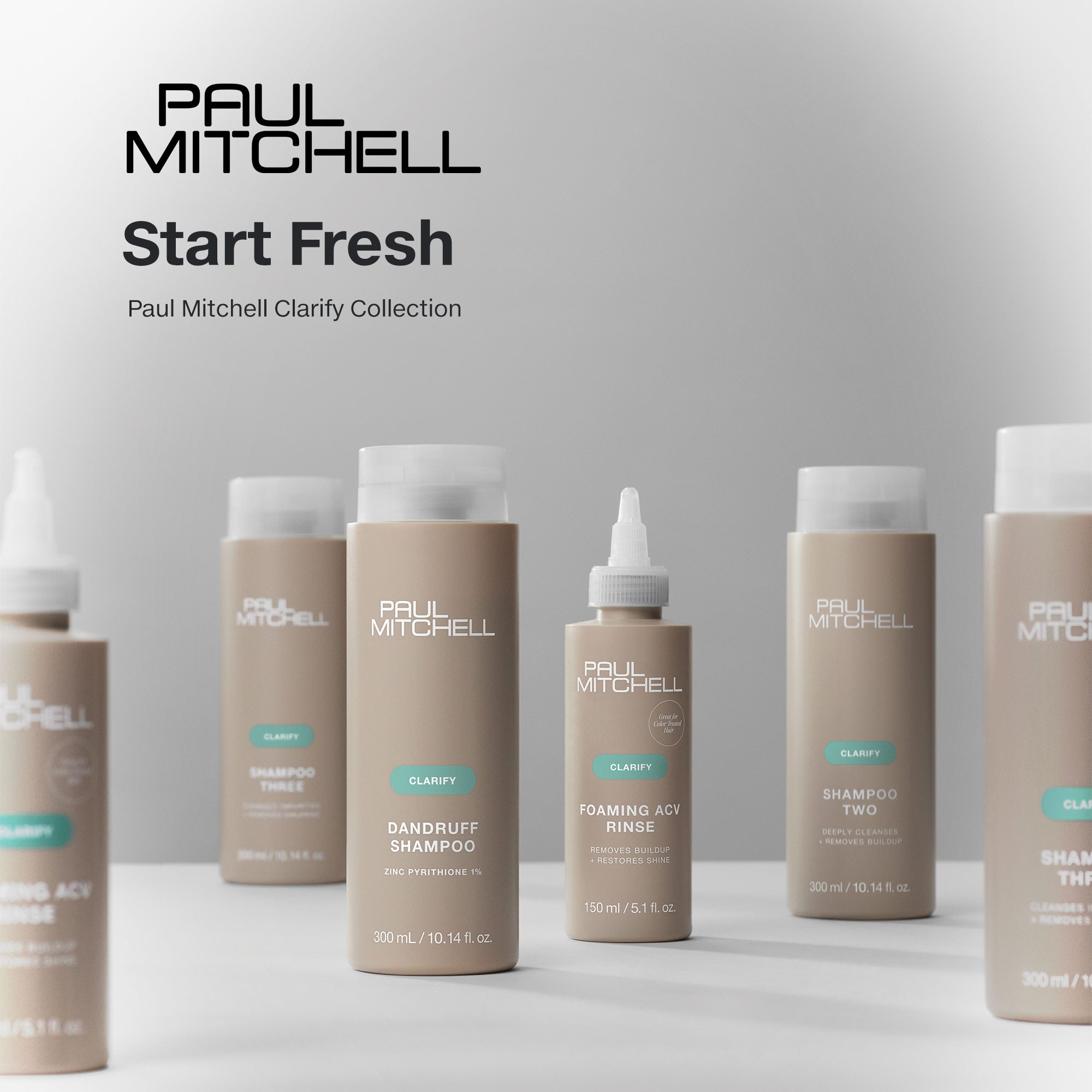 Start fresh with the Paul Mitchell Clarify Collection.