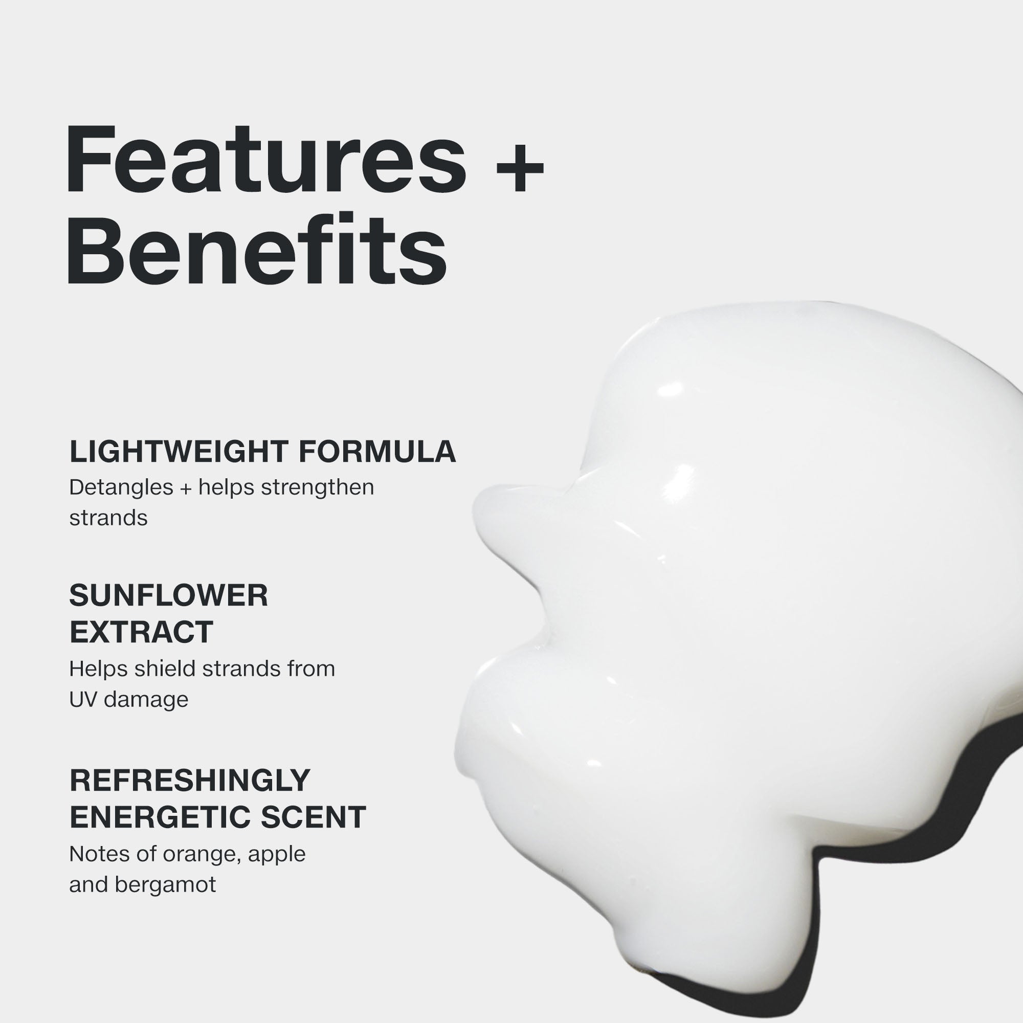 Features and benefits infographic for Paul Mitchell Color Protect Conditioner