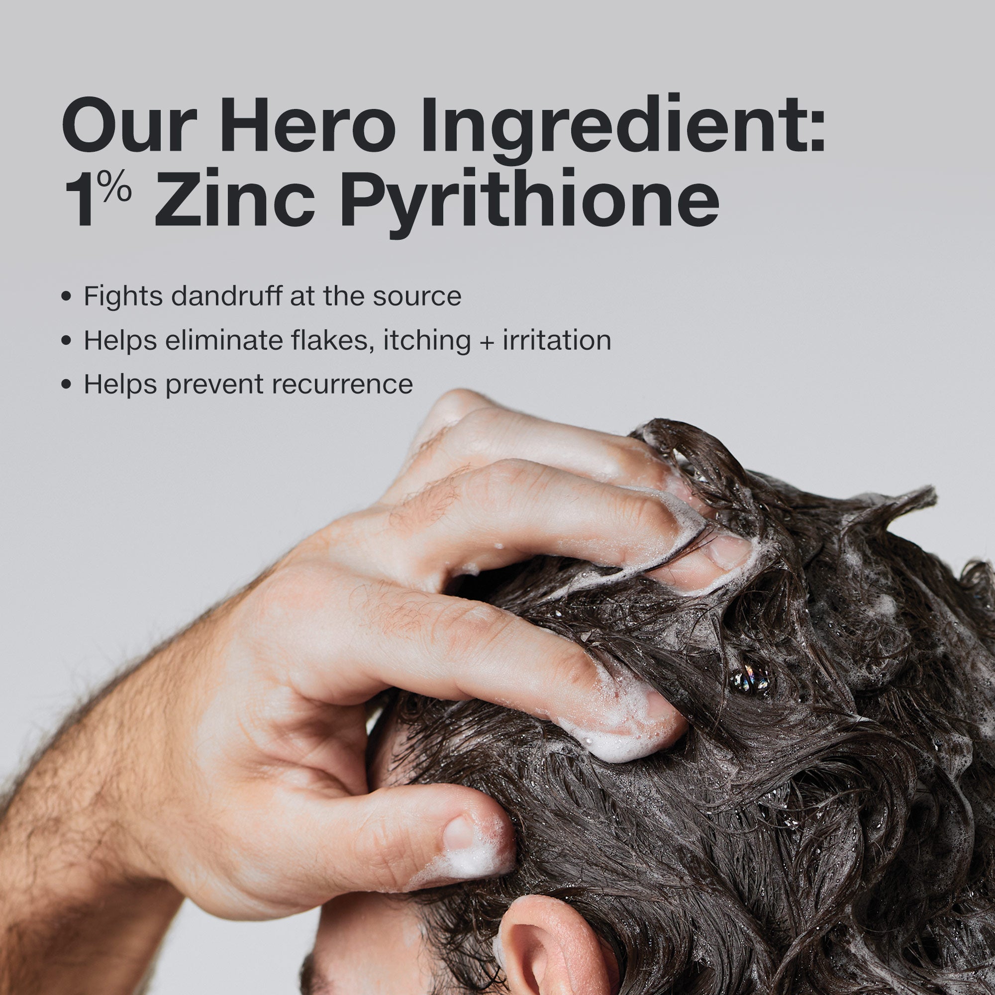 Paul Mitchell Dandruff Shampoo uses 1% zinc pyrithione to fight dandruff at the source and help prevent recurrence.