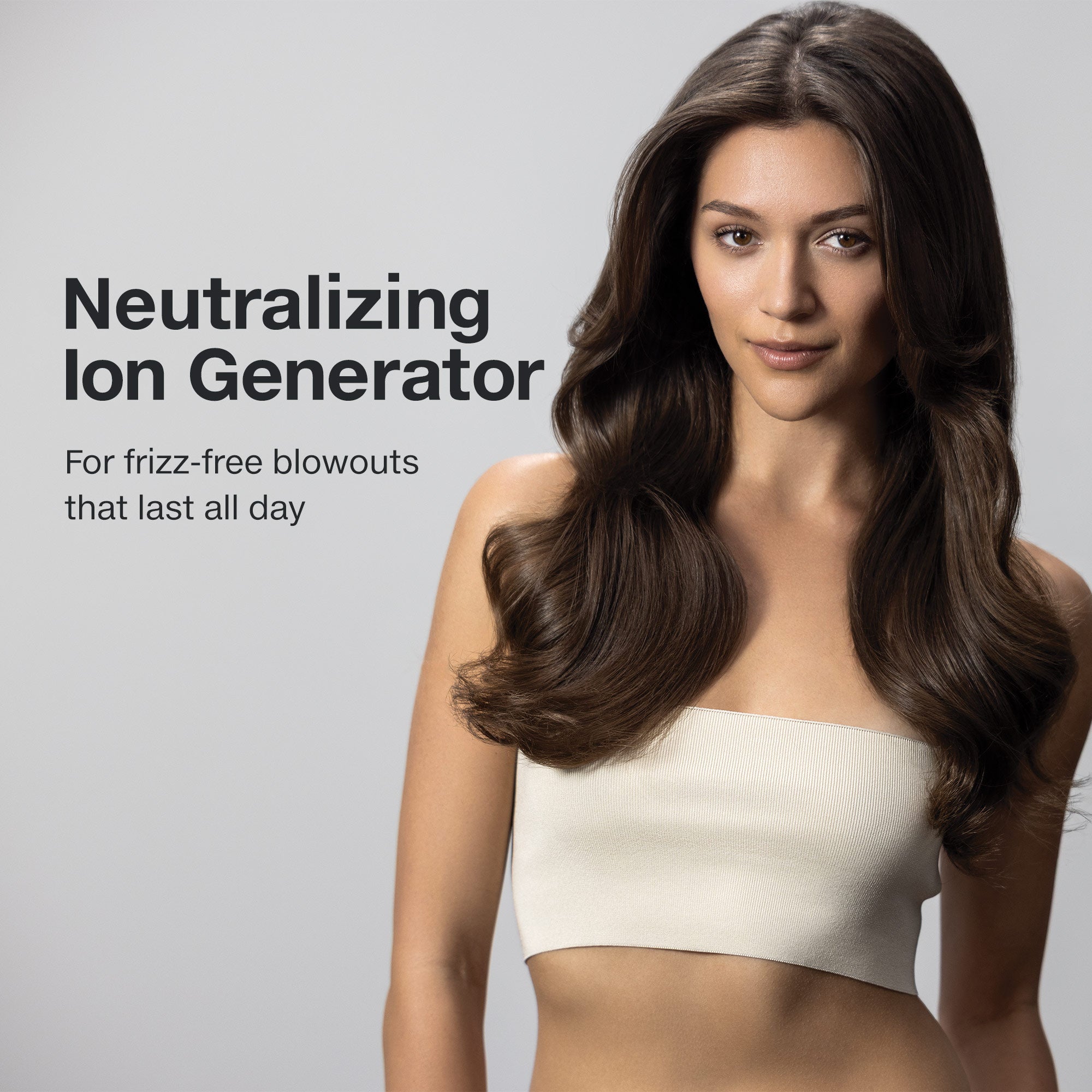 infographic for the Paul Mitchell Dry Lightweight Professional Hair Dryer that highlights its neutralizing ion generator