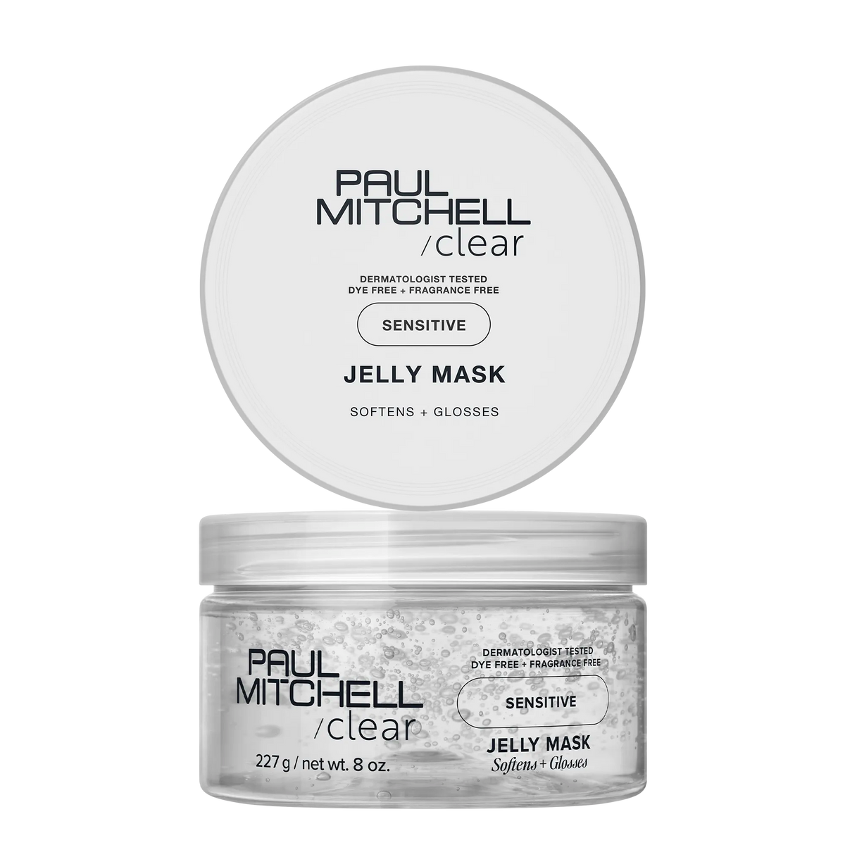 Paul Mitchell Clear Jelly Mask delivers hydration, improved manageability and shine with just 8 essential ingredients.