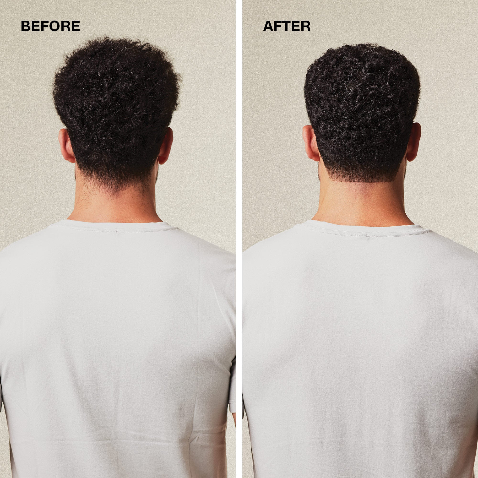 Before and after comparison when using Mitch Double Hitter