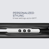 The Neuro Smooth+ 1.75" Ceramic Straightening & Styling Iron has adjustable heat settings up to 450°F  for every hair type.