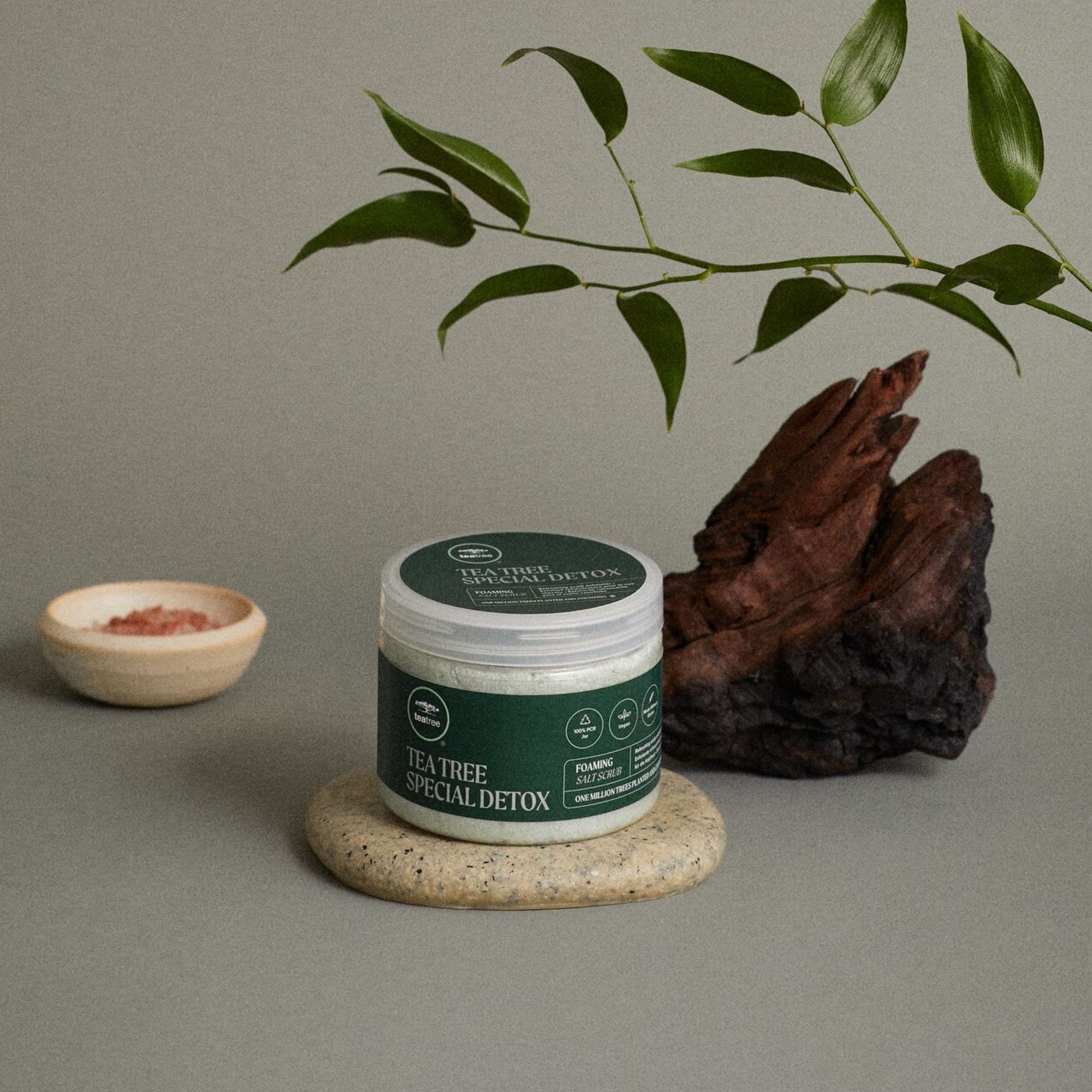 <em>Tea Tree Special Detox Foaming Salt Scrub</em>