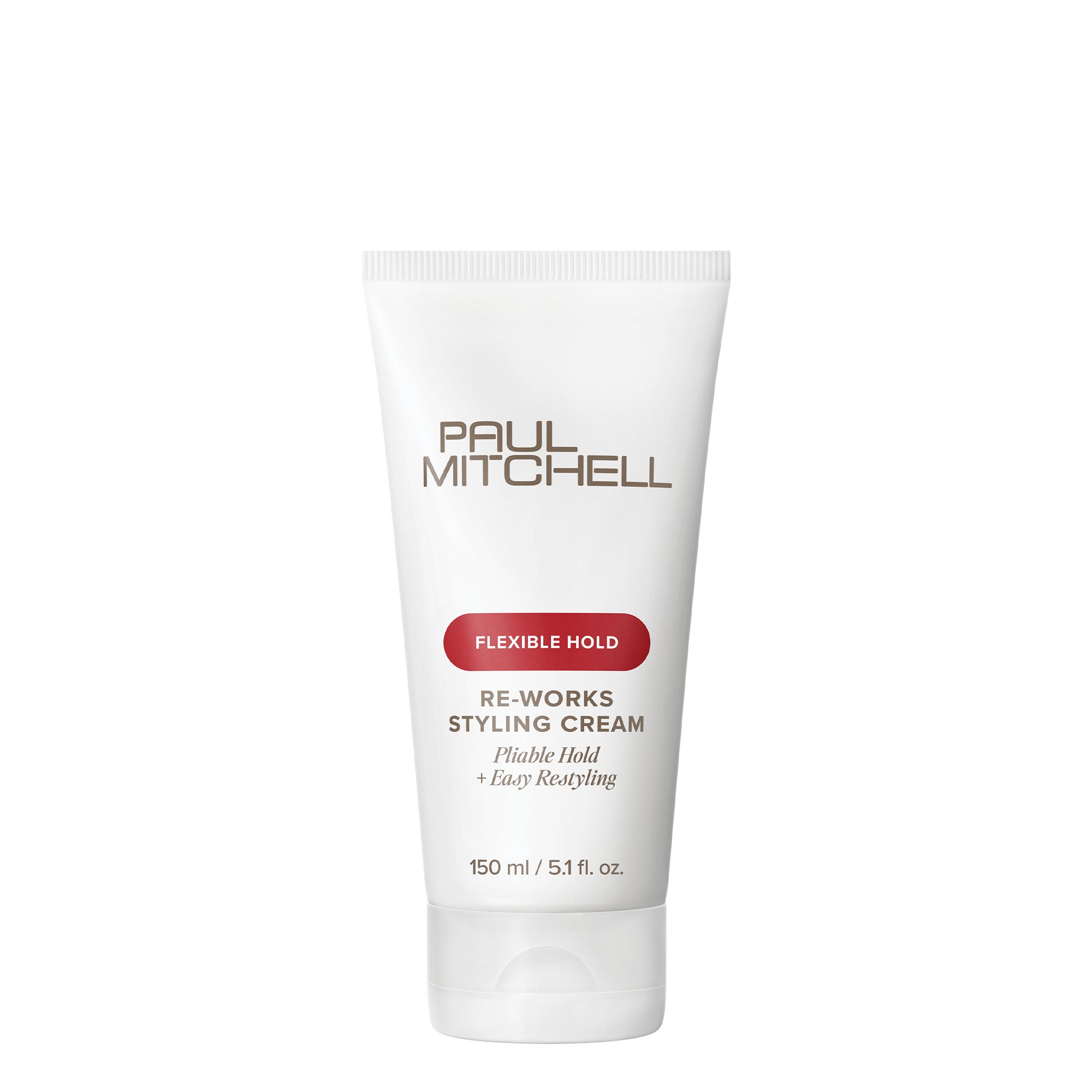 Paul Mitchell Re-Works Styling Cream is a pliable styling cream that allows you to style and restyle any look.
