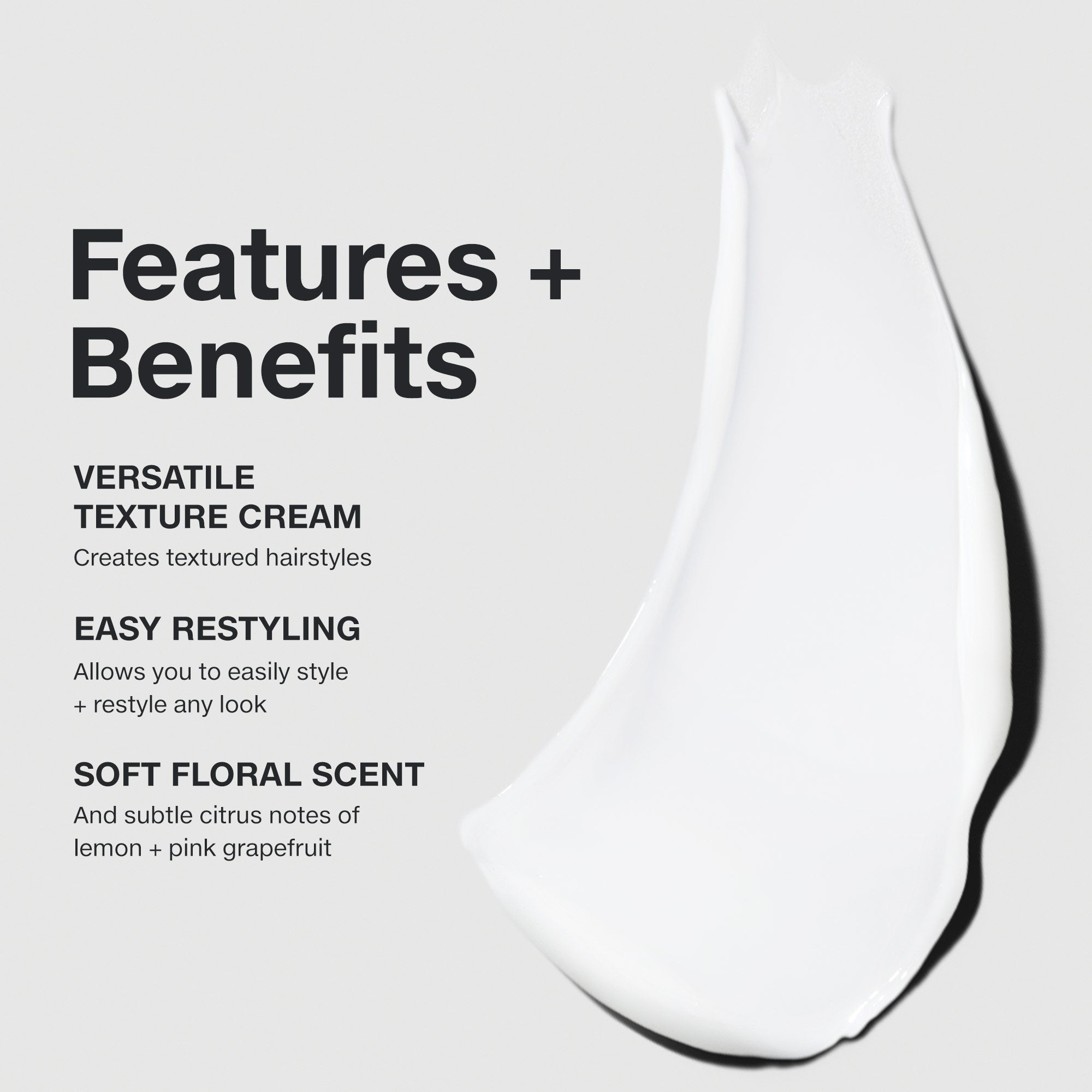 Paul Mitchell Re-Works Styling Cream: versatile cream allows you to style and restyle any look with a soft floral scent.