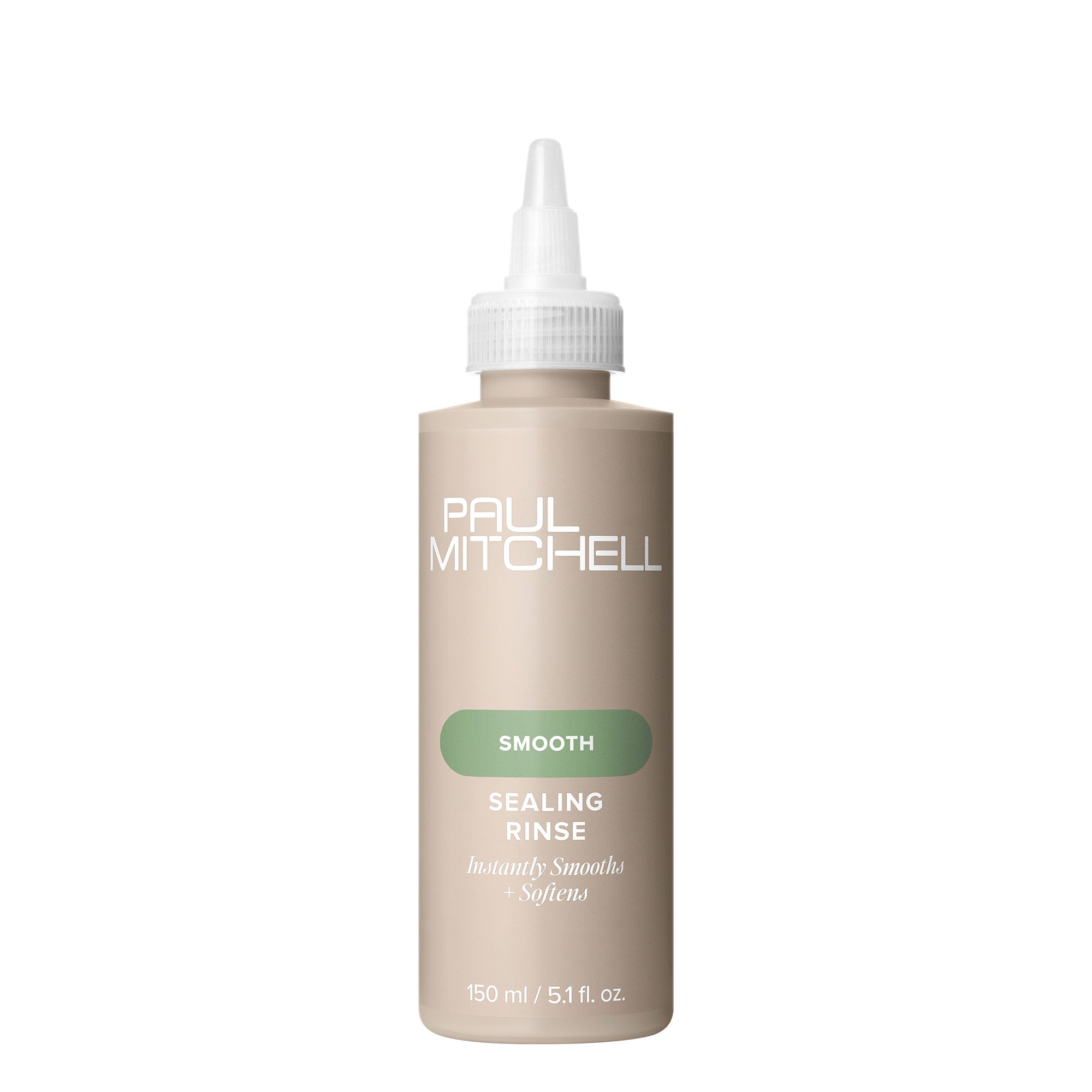 A bottle of Paul Mitchell Sealing Rinse on a white background
