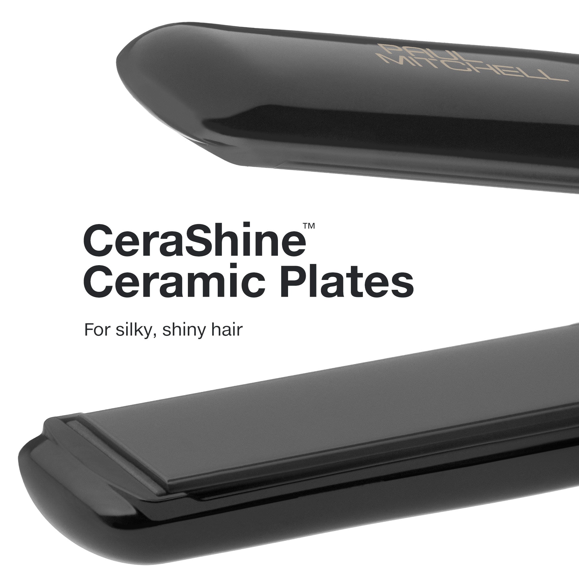 CeraShine Ceramic Plates for silky, shiny hair