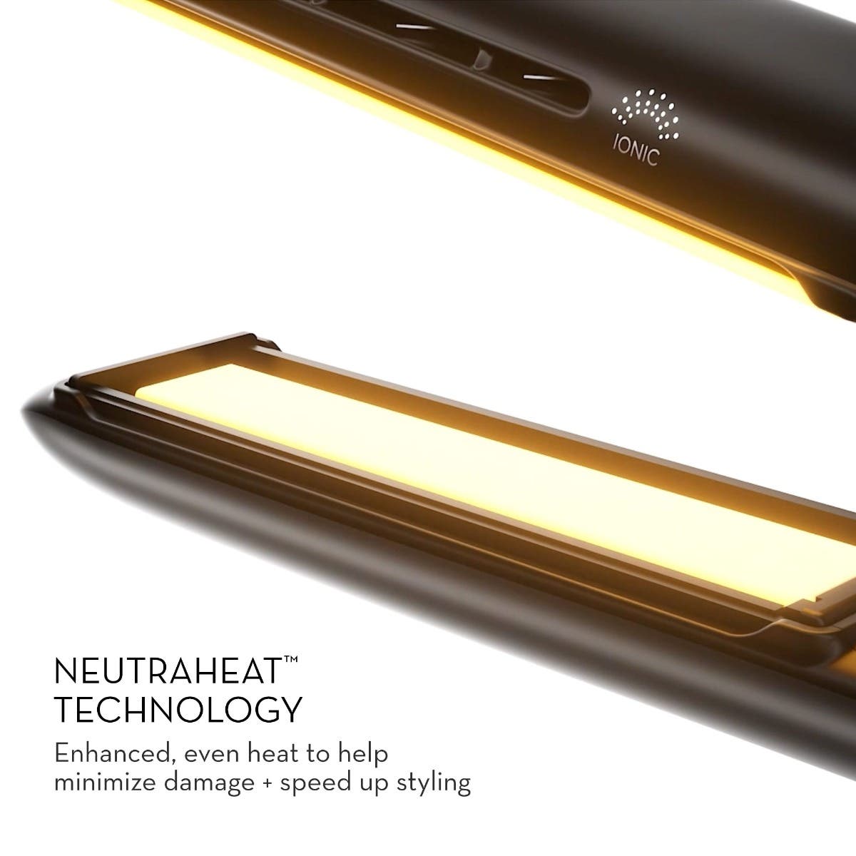 The Neuro Style+ 1" features NeutraHeat technology for enhanced, even heat that minimizes damage and speeds up styling.