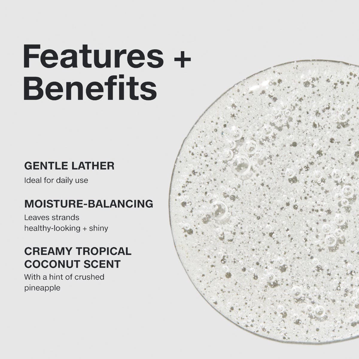 Paul Mitchell Shampoo One: Gentle lather