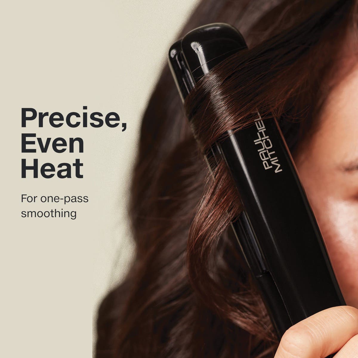 Paul Mitchell Style+ 1" Ceramic Flat Iron: Curved-edge design makes it easy to straighten