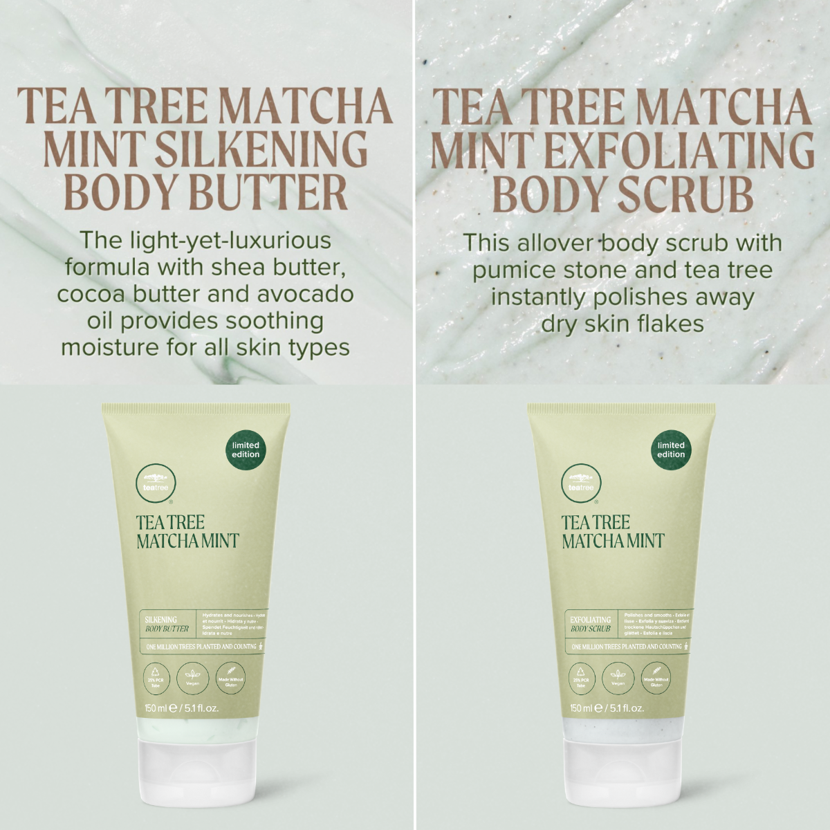 Additional features and benefits for the Tea Tree Matcha Mint Duo