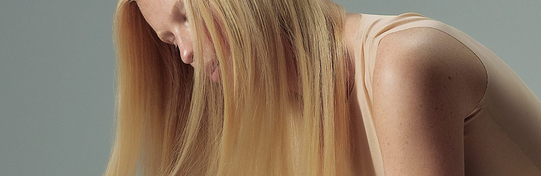 image of a woman with long, blonde hair