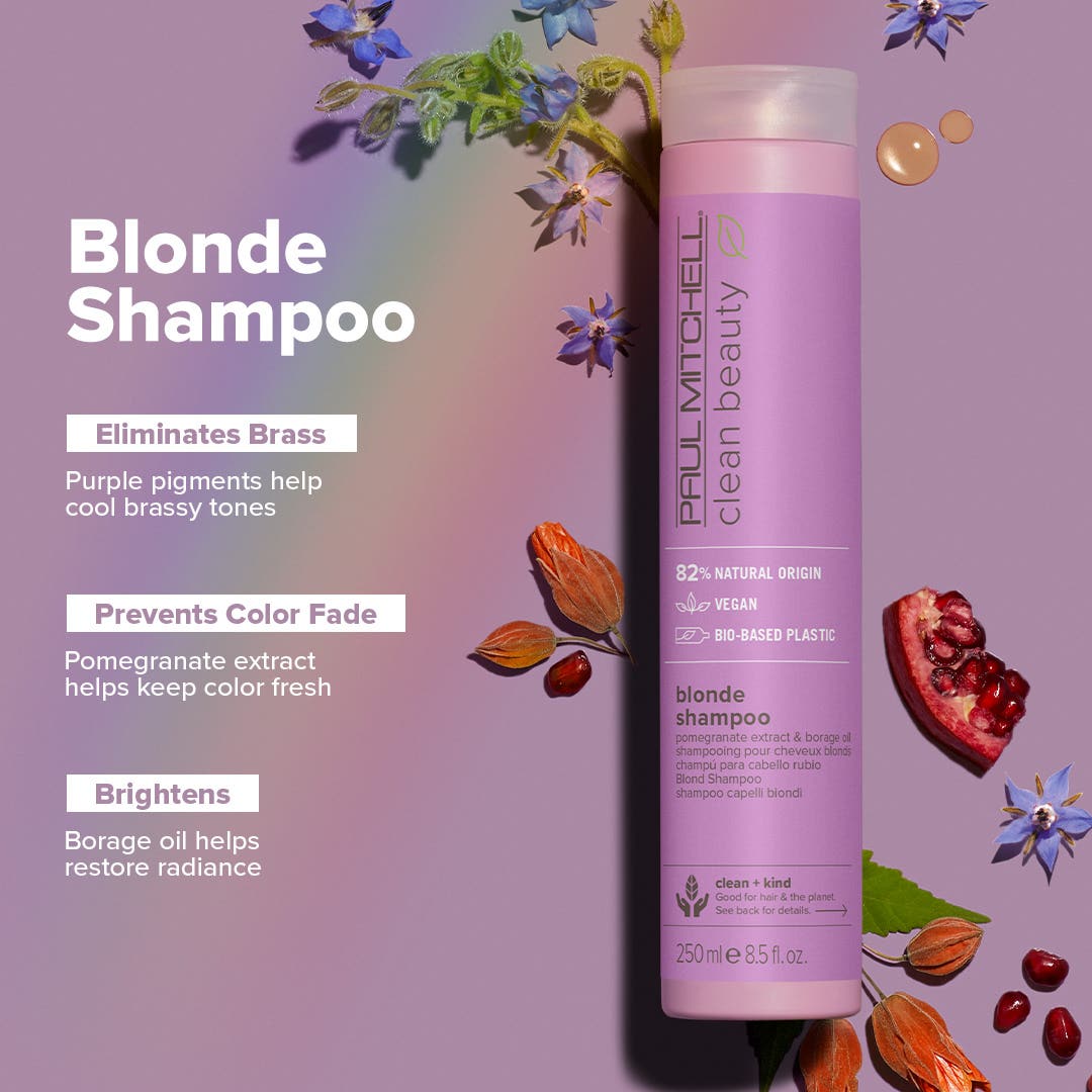 Blonde Purple Shampoo | Paul Mitchell Clean Beauty Blonde Purple Shampoo | Paul Mitchell Clean Beauty