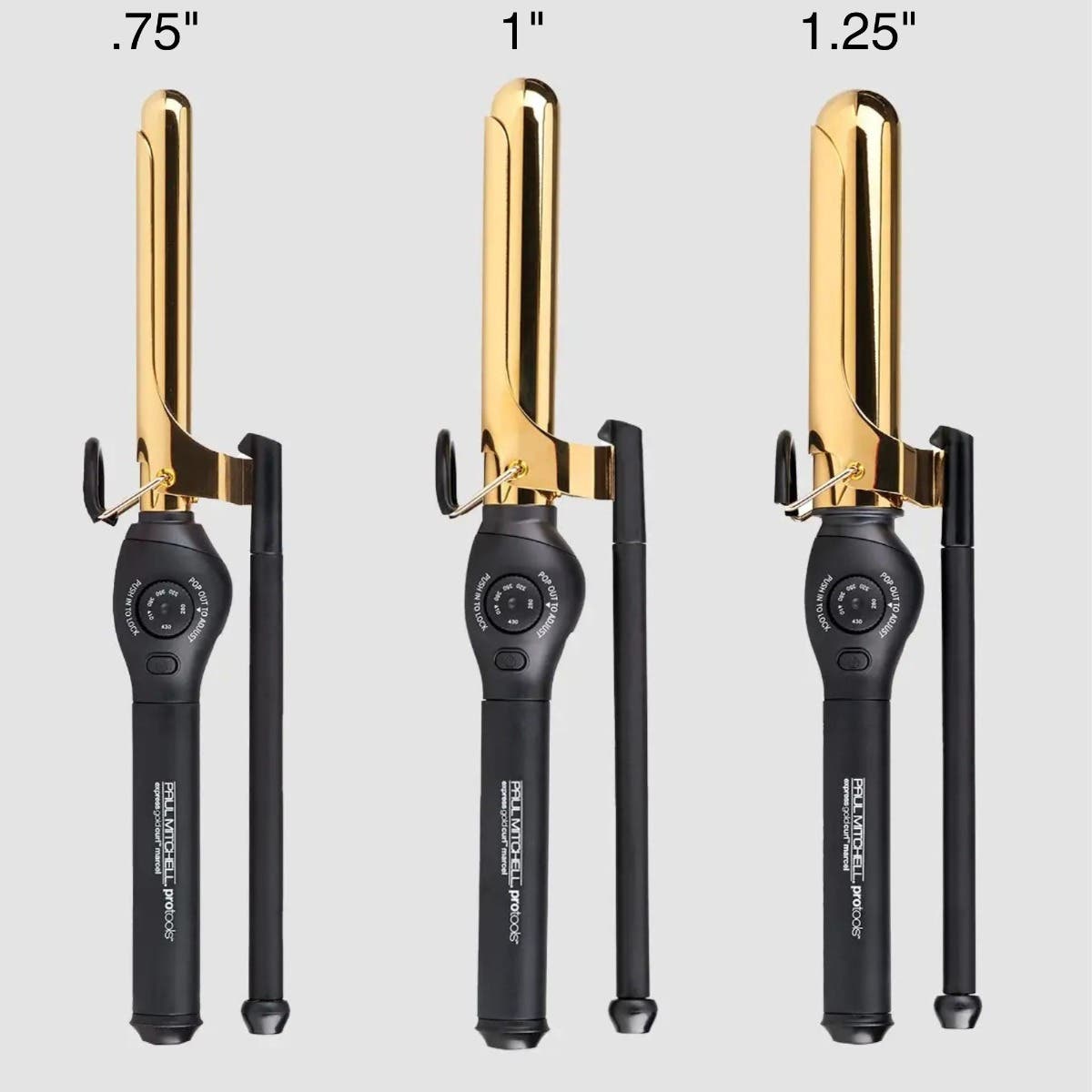 Express Gold Curl Marcel Titanium Curling Iron | Pro Tools | JPMS