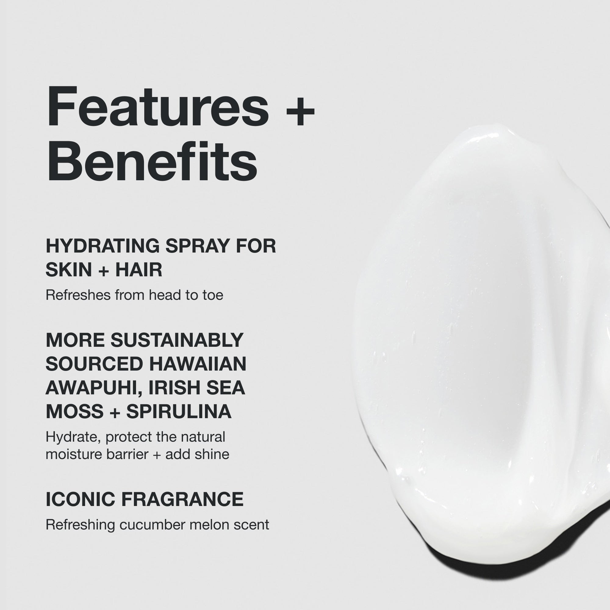 Paul Mitchell Awapuhi Moisture Mist: hydrates and refreshes skin and hair with Hawaiian awapuhi, Irish sea moss and spirulina.