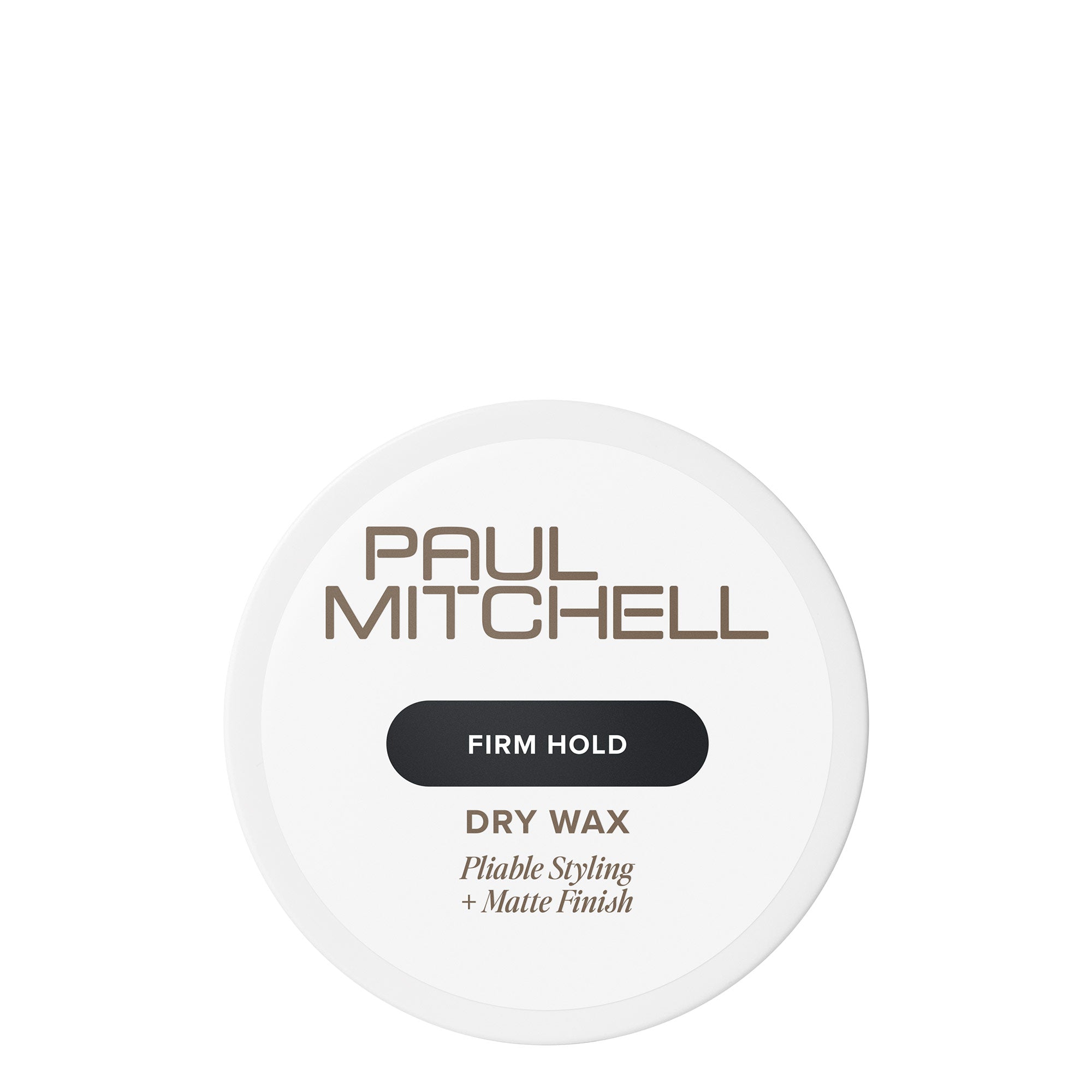 Paul Mitchell Dry Wax is a moldable hair wax that creates lived-in looks with a matte finish.