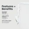 Paul Mitchell Dry Wax: moldable hair wax creates lived-in looks with long-lasting, pliable hold and a soft floral scent.