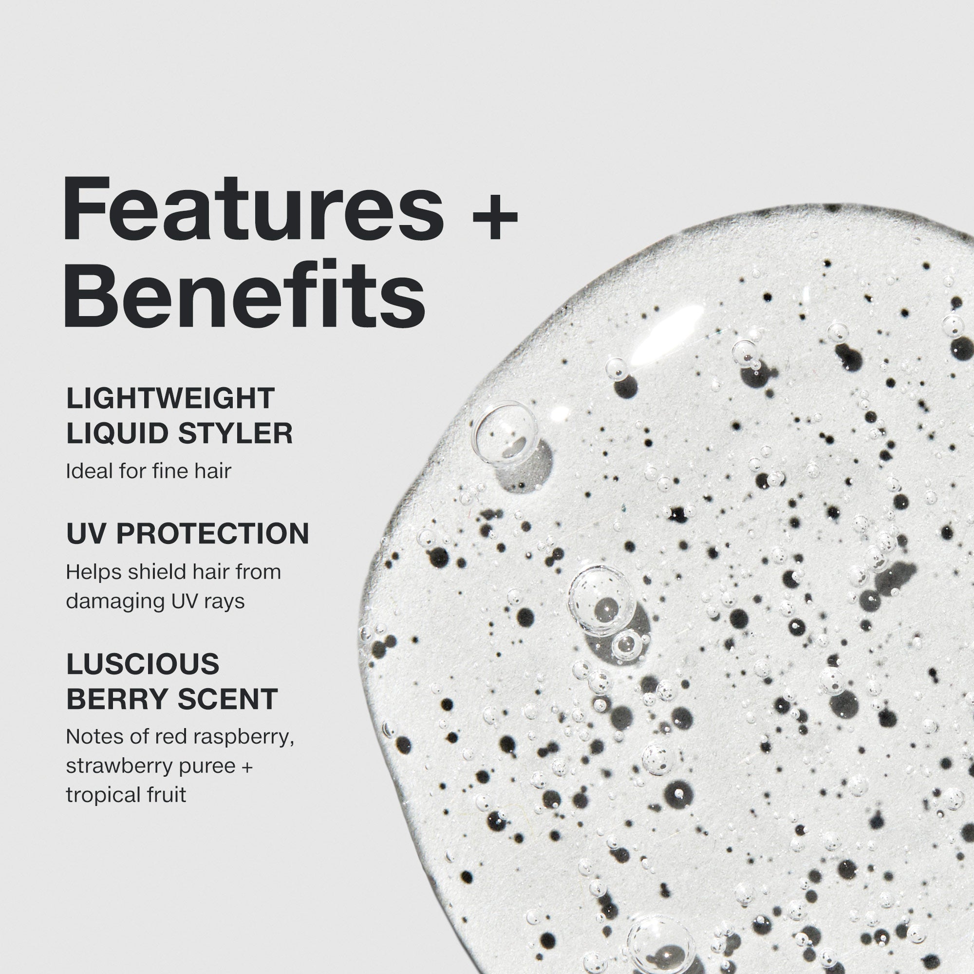 Paul Mitchell Extra-Body Thicken Up Styling Liquid: lightweight liquid styler with UV protection and a luscious berry scent.