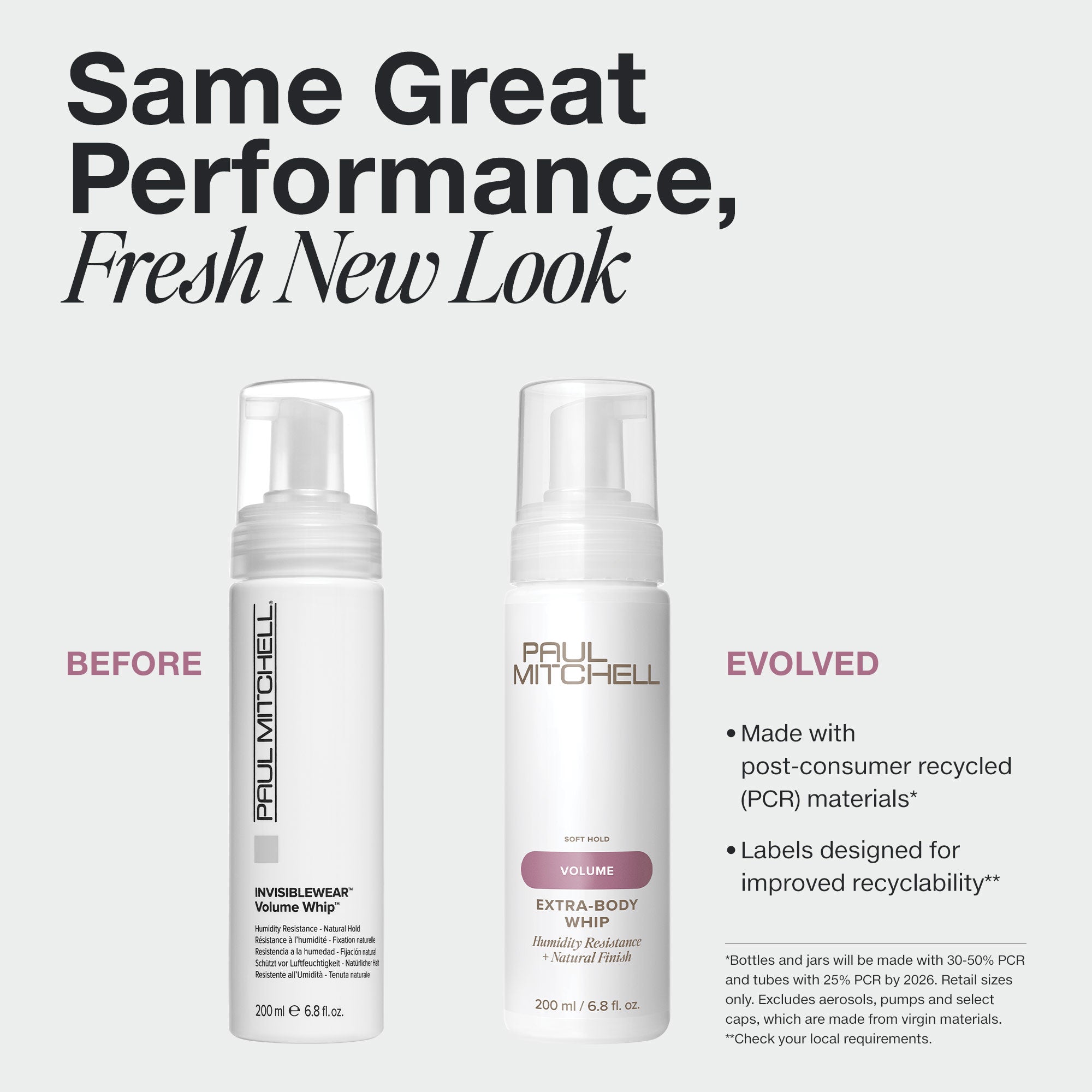 Paul Mitchell Extra-Body Whip in new packaging.