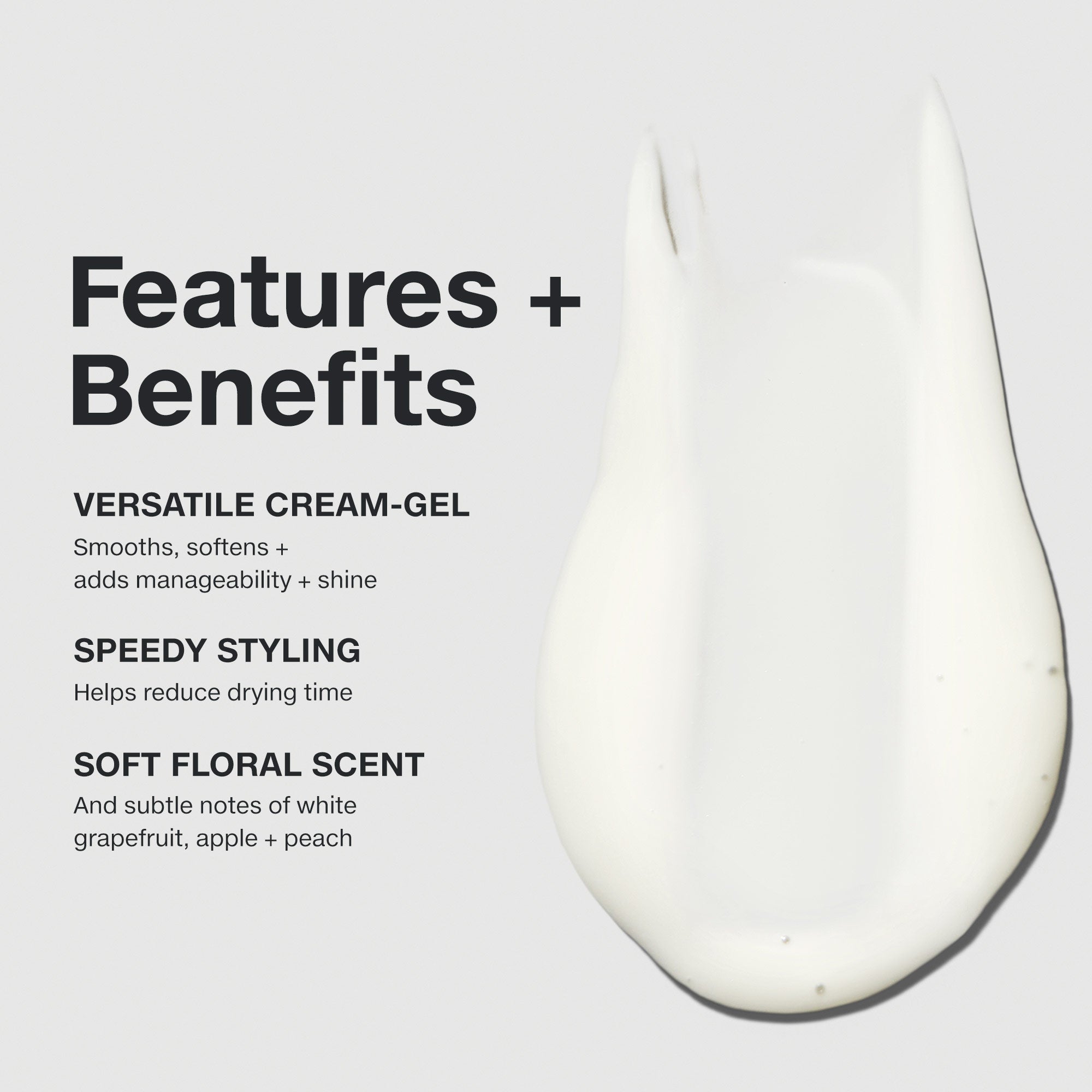 Paul Mitchell Fast Form Styling Cream: versatile cream-gel styler helps reduce drying time with a soft floral scent.