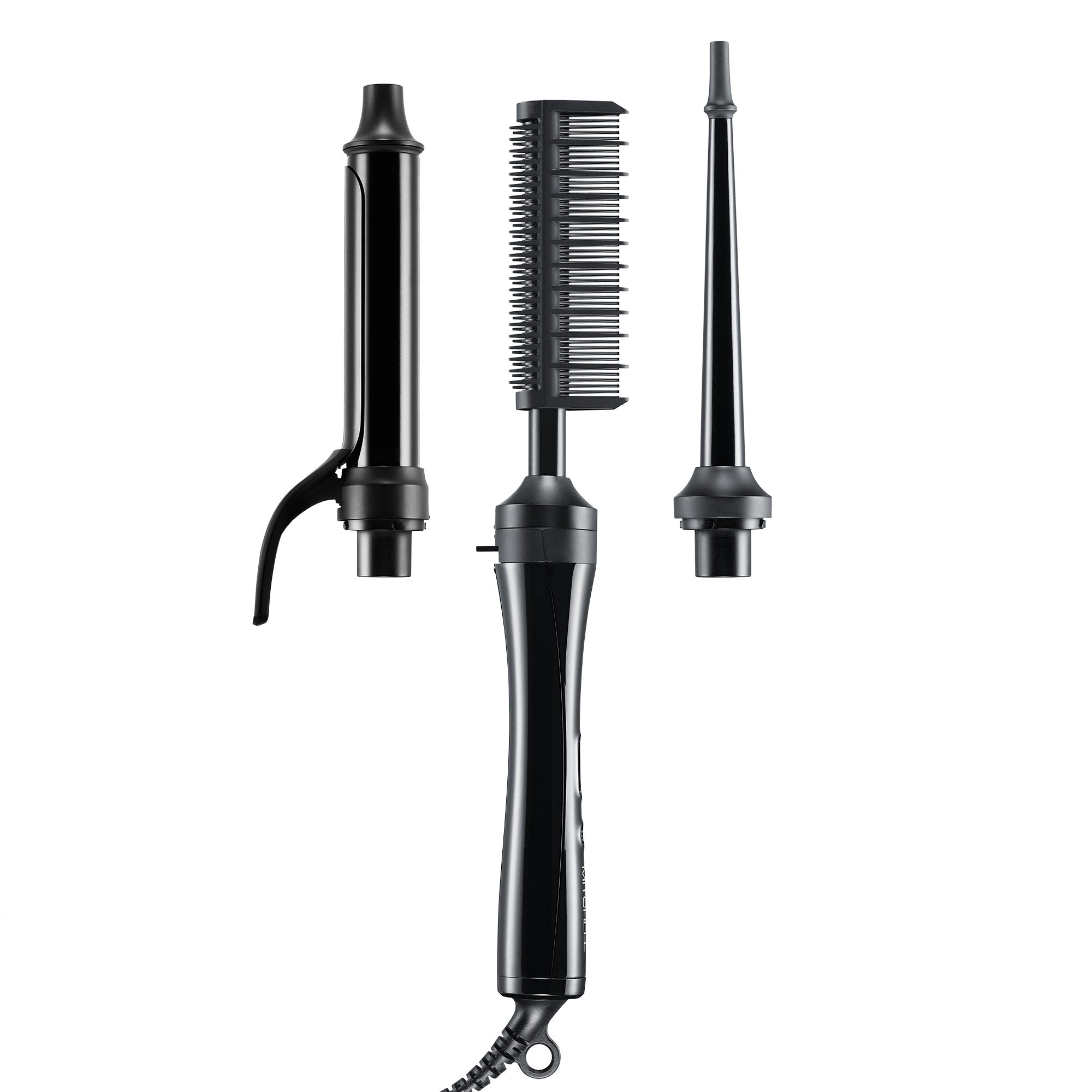 The Paul Mitchell Texture 3-in-1 Interchangeable Curling Iron & Hot Comb is ideal for styling textured hair.
