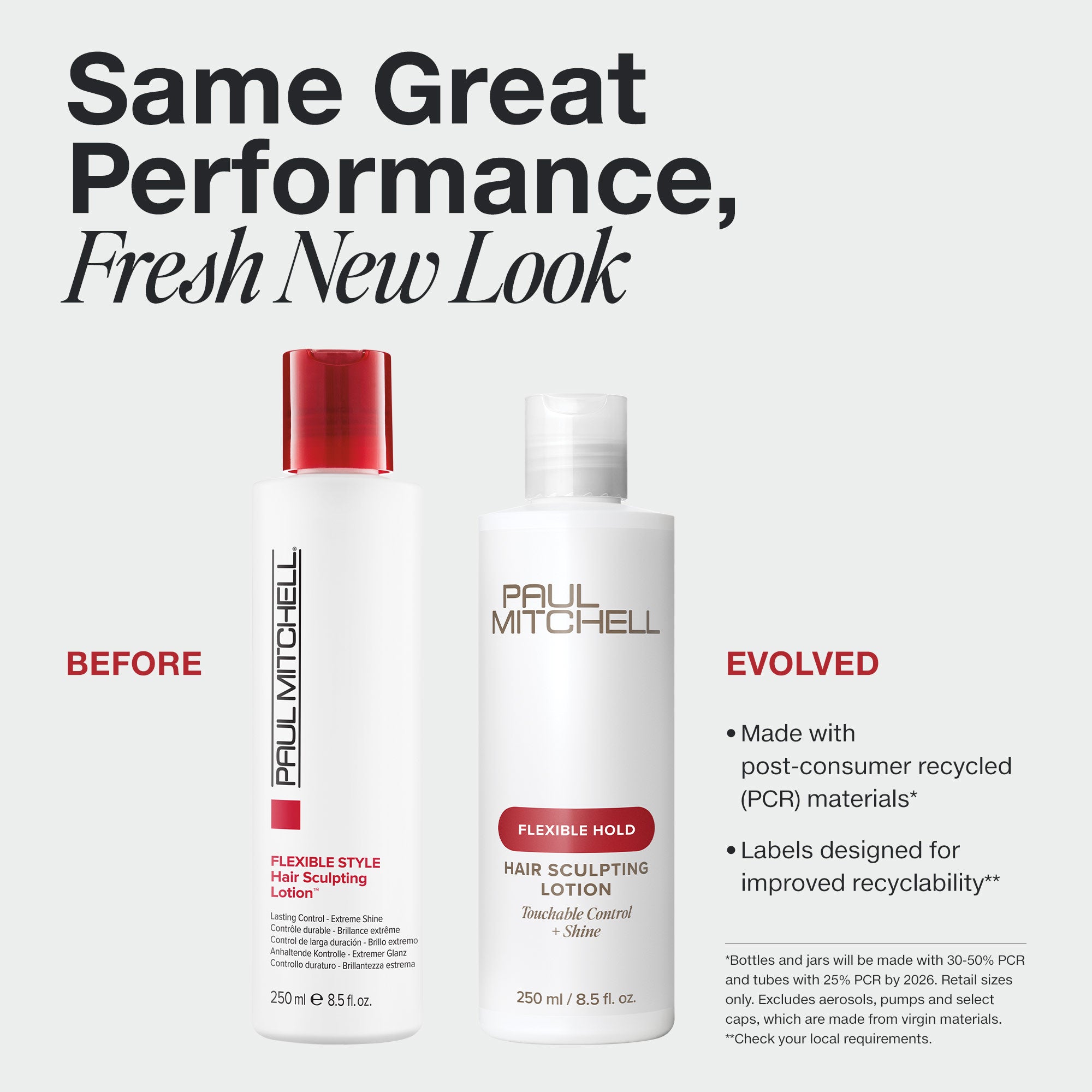 Paul Mitchell Hair Sculpting Lotion in new PCR packaging.
