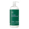 A bottle of Tea Tree Lavender Mint Moisturizing Conditioner on a white background