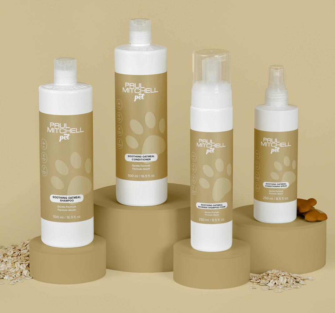 Soothing Oatmeal No-Rinse Shampoo Foam | Paul Mitchell Pet | JPMS
