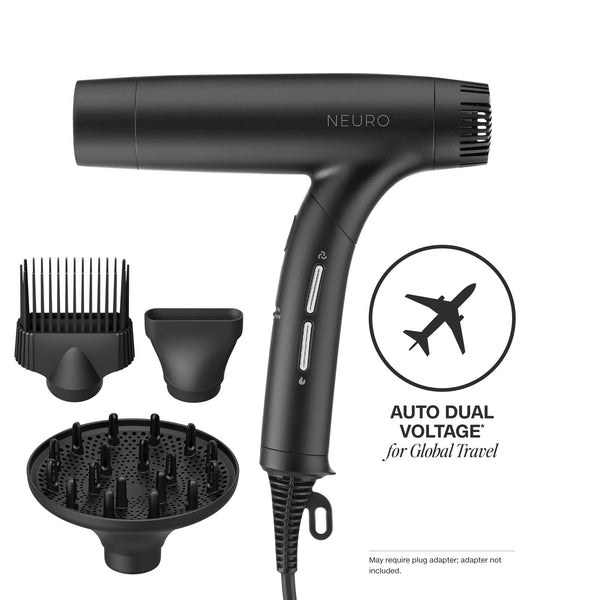 Neuro Dry+ Folding Professional Dual-Voltage Hair Dryer