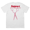 image of the Paul Mitchell Support Your Local Hairdresser T-Shirt, back