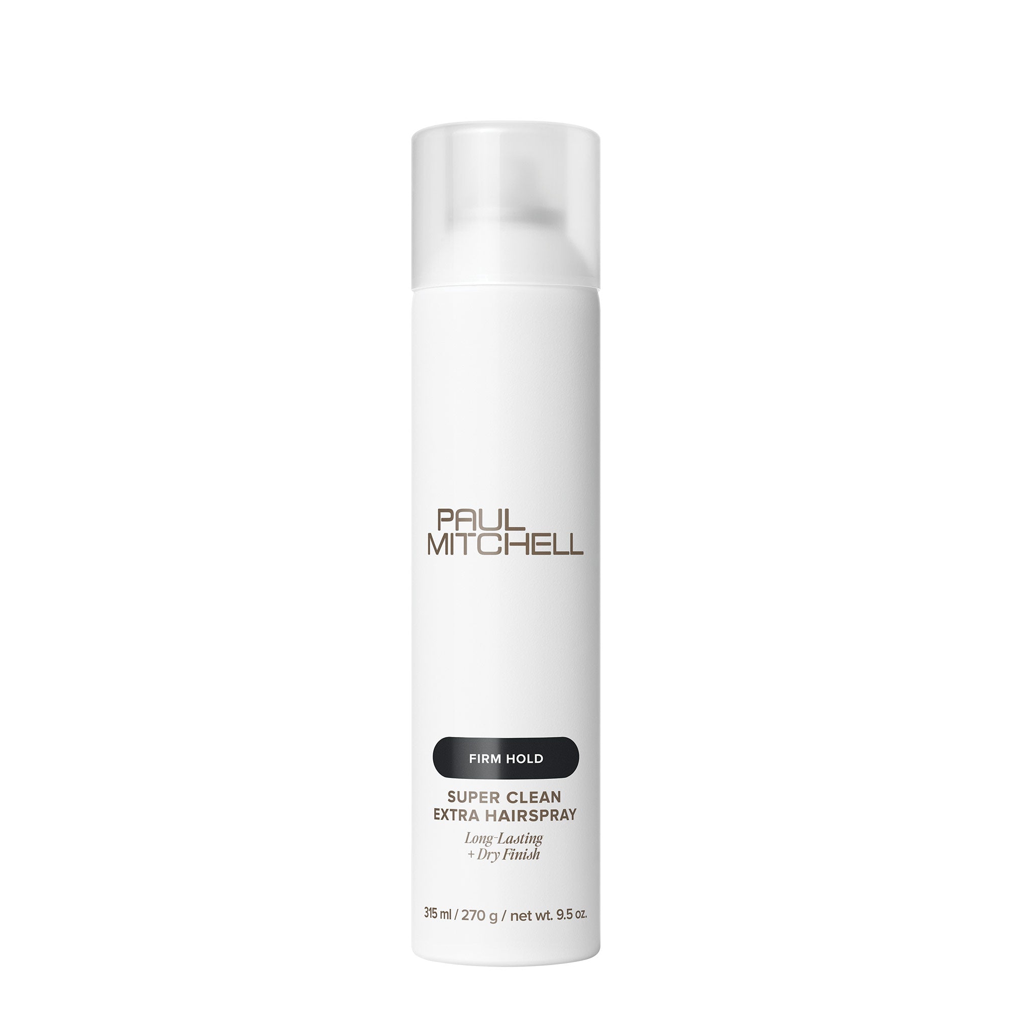 Paul Mitchell Super Clean Extra Hairspray is a quick-drying, strong-hold hairspray that locks hair in place with volume and shine.