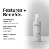 Paul Mitchell Sculpting Spray Gel: lightweight spray formula creates natural-looking styles with a breezy, bright scent.