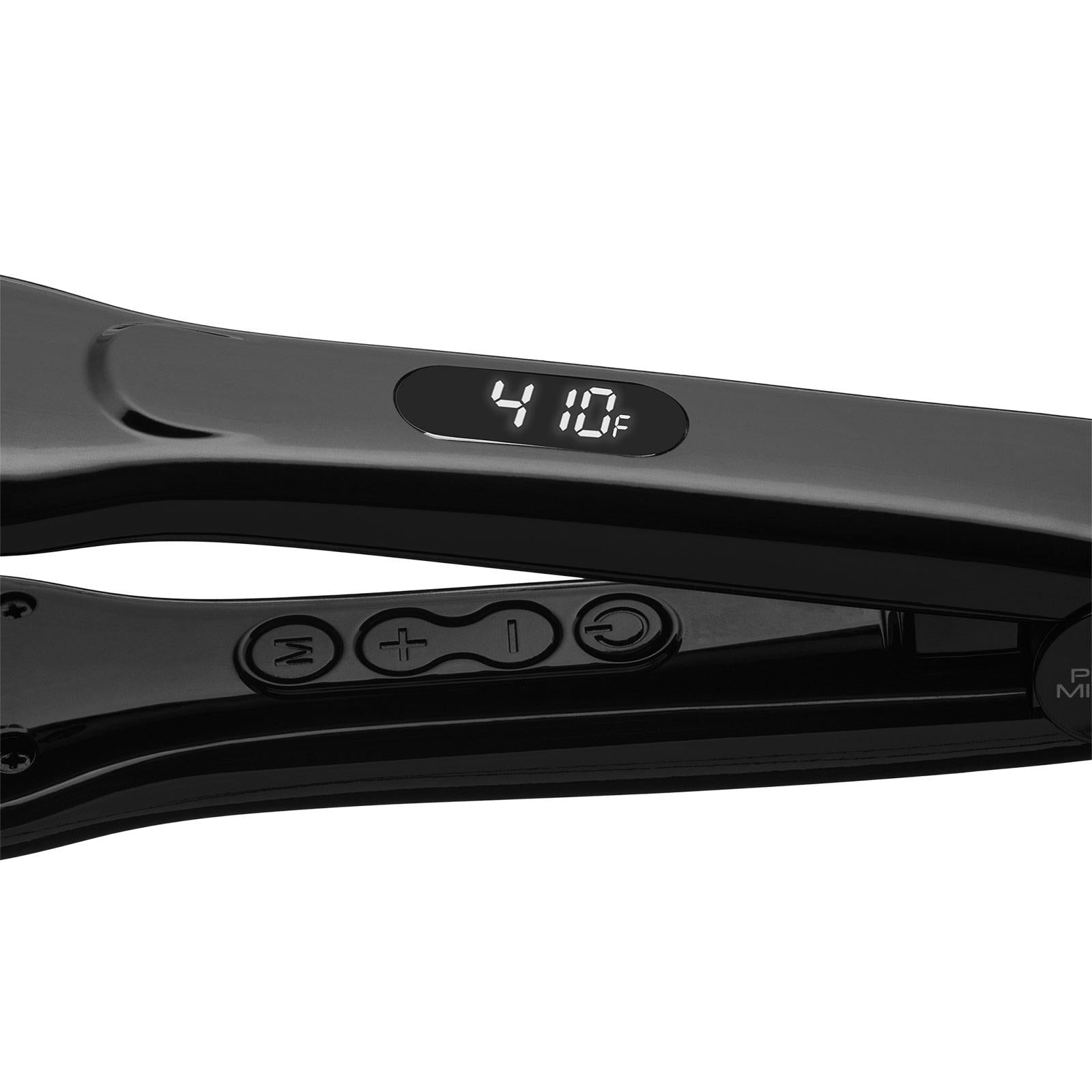 Adjustable heat settings up to 410°F, for styling your unique hair type and texture.