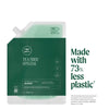 Tea Tree Special Shampoo Refill Pouch infographic on sustainability