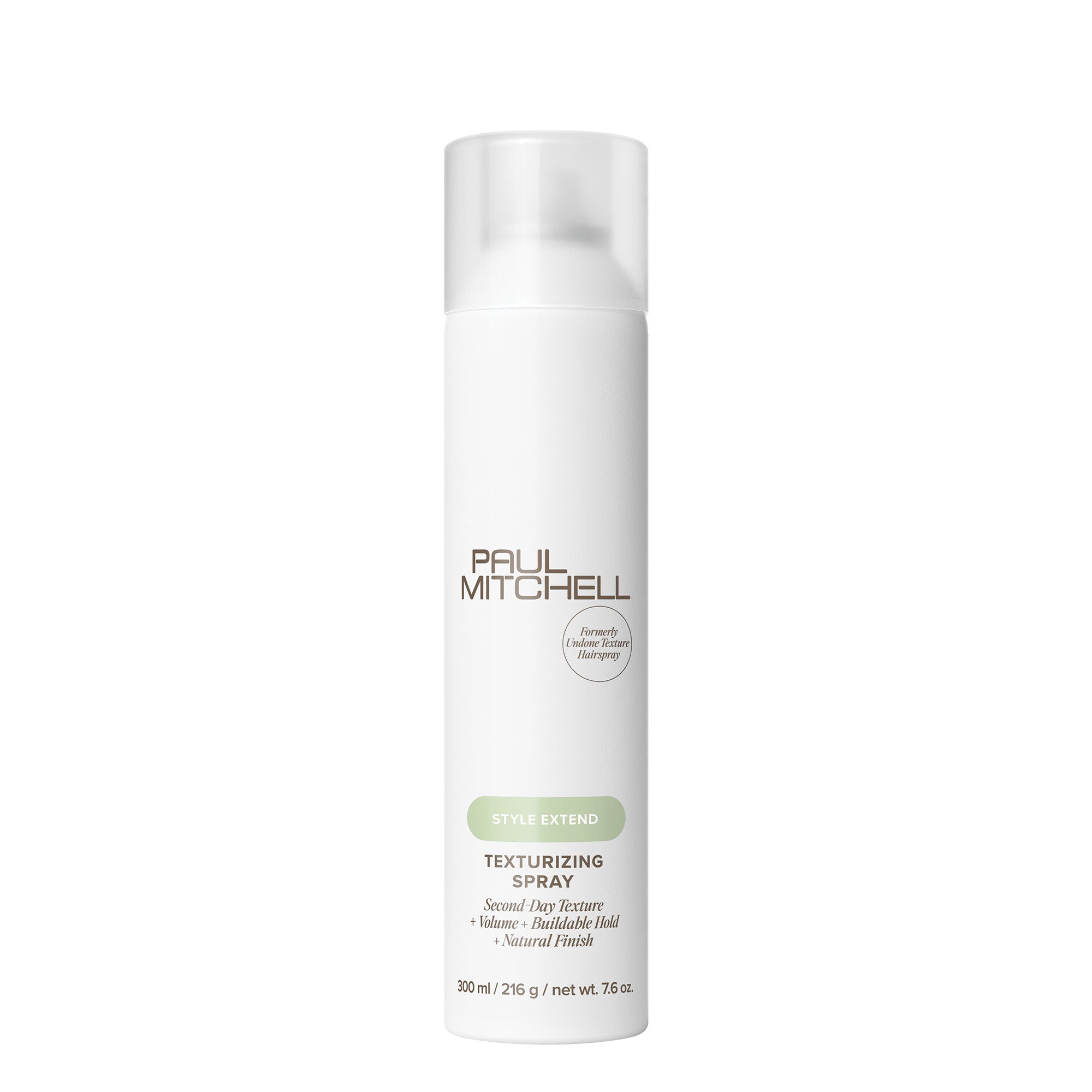 Paul Mitchell Texturizing Spray is a super-light hairspray that helps extend your style with undone, workable texture.
