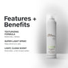 Paul Mitchell Texturizing Spray: texturizing formula that builds body and fullness with a light, clean scent.