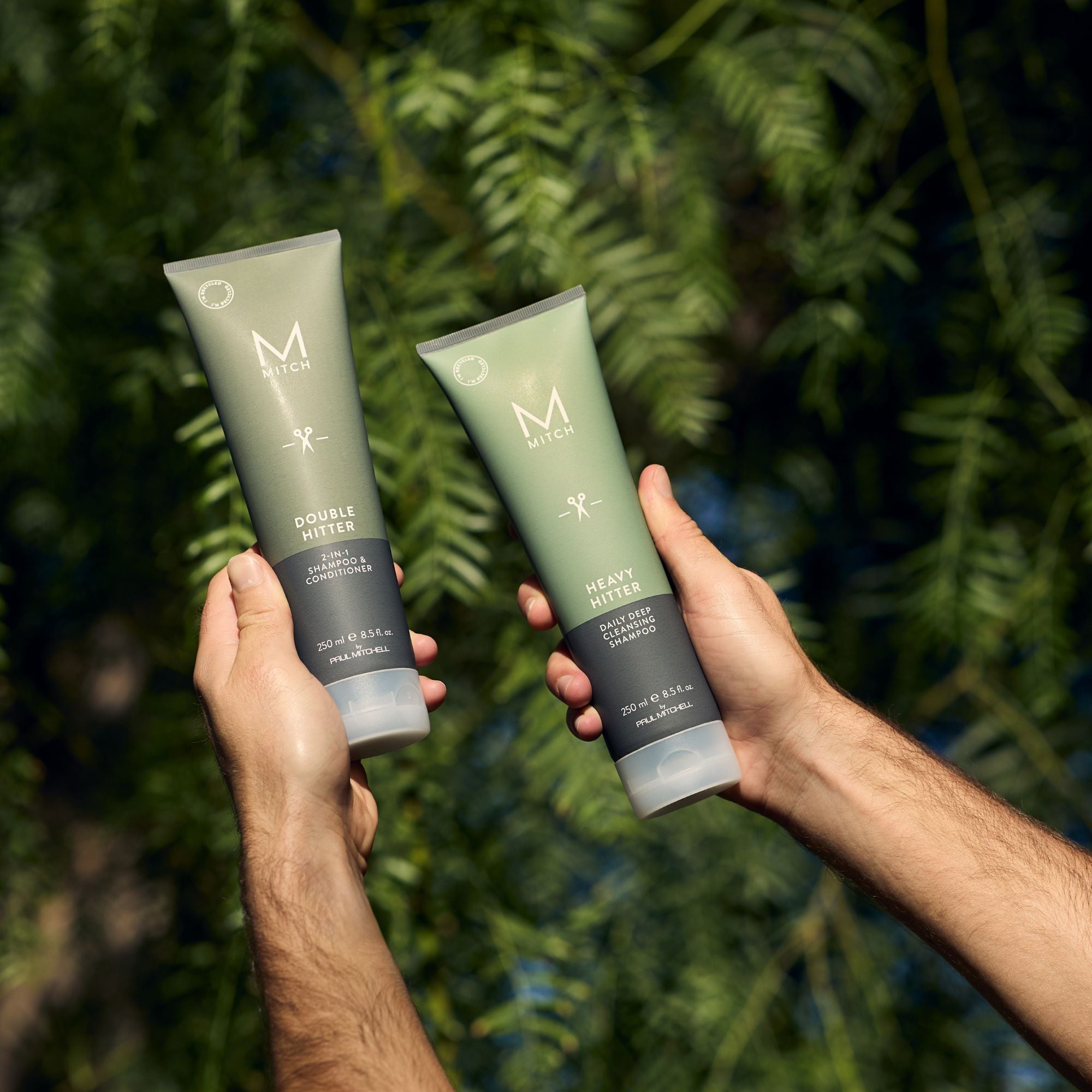 <strong>86% </strong><em>PCR Plastic in MITCH Packaging</em>