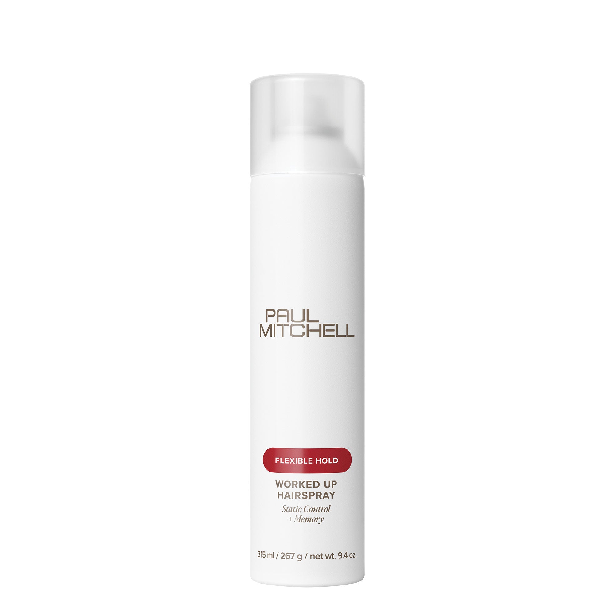 Paul Mitchell Worked Up Hairspray is a crunch-free hairspray that adds workable memory with a clean, brushable finish.