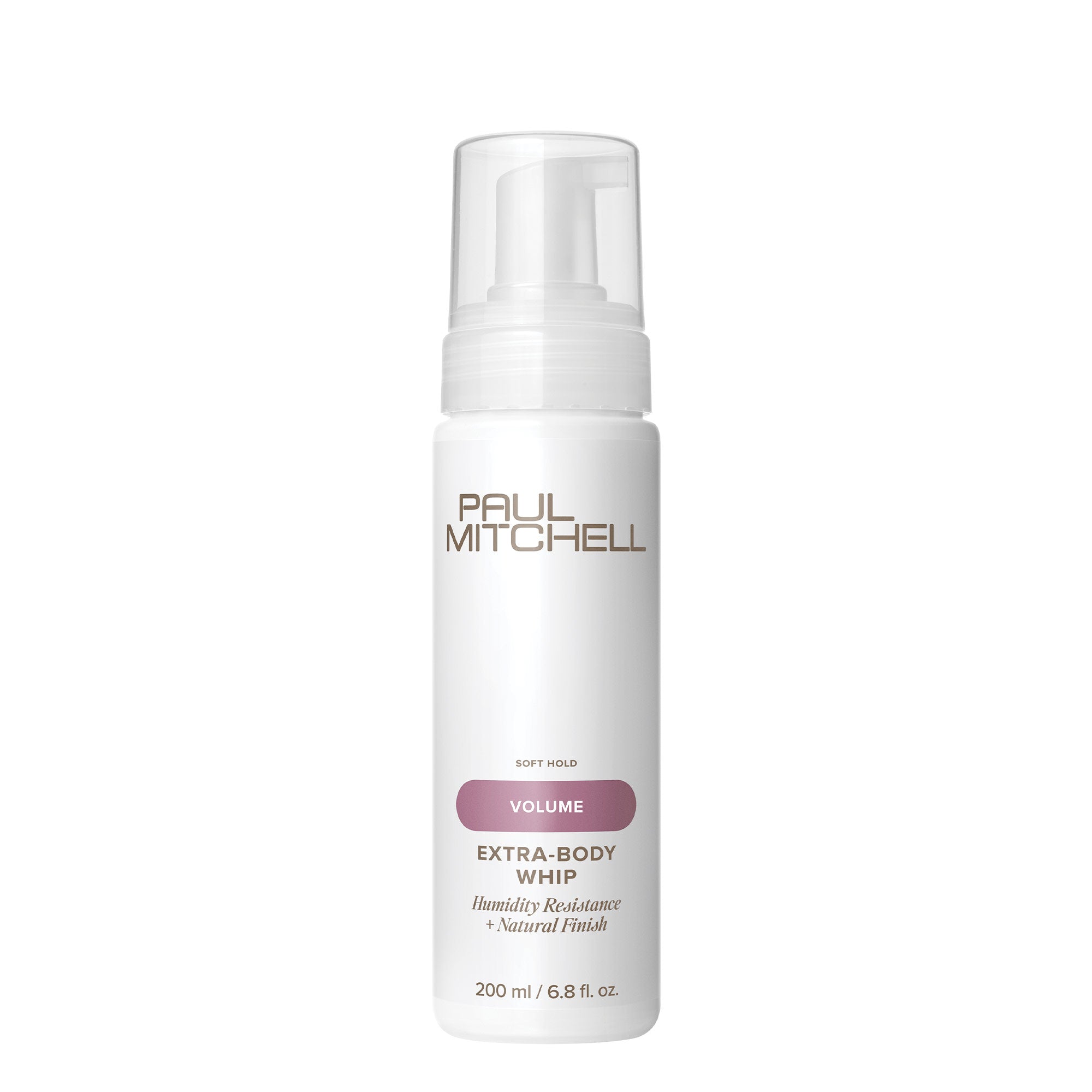 Paul Mitchell Extra-Body Whip is a conditioning, alcohol-free mousse that delivers airy volume.