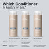smooth and hydrated strands.